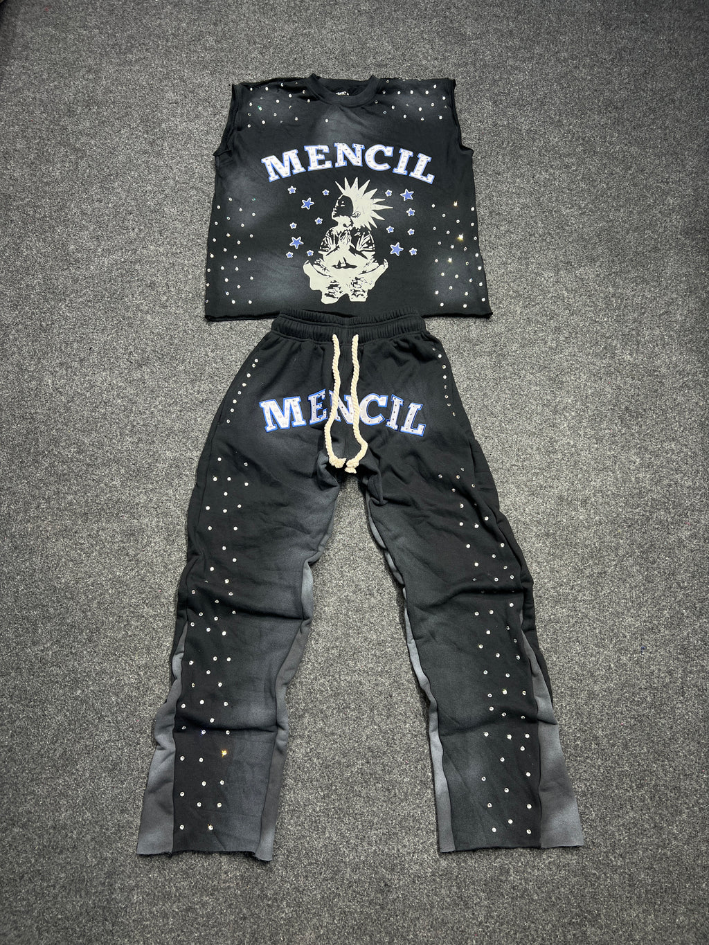 Mencil Aura Midnight Ice Full Tracksuit in Sweatpants