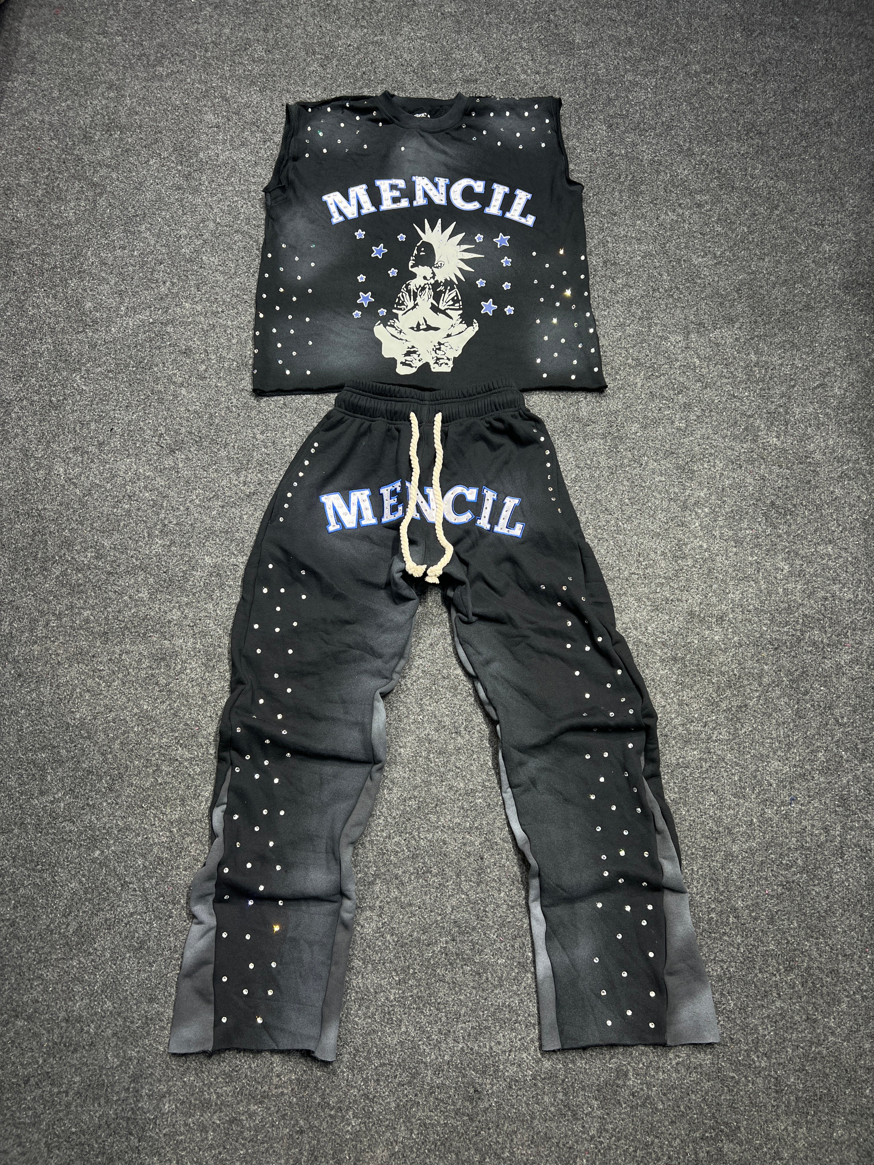 Mencil Aura Midnight Ice Full Tracksuit in Sweatpants