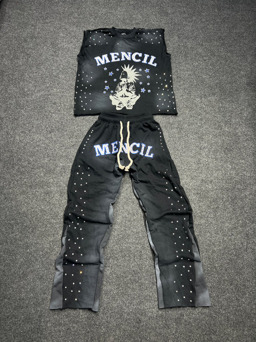 Mencil Aura Midnight Ice Full Tracksuit in Sweatpants
