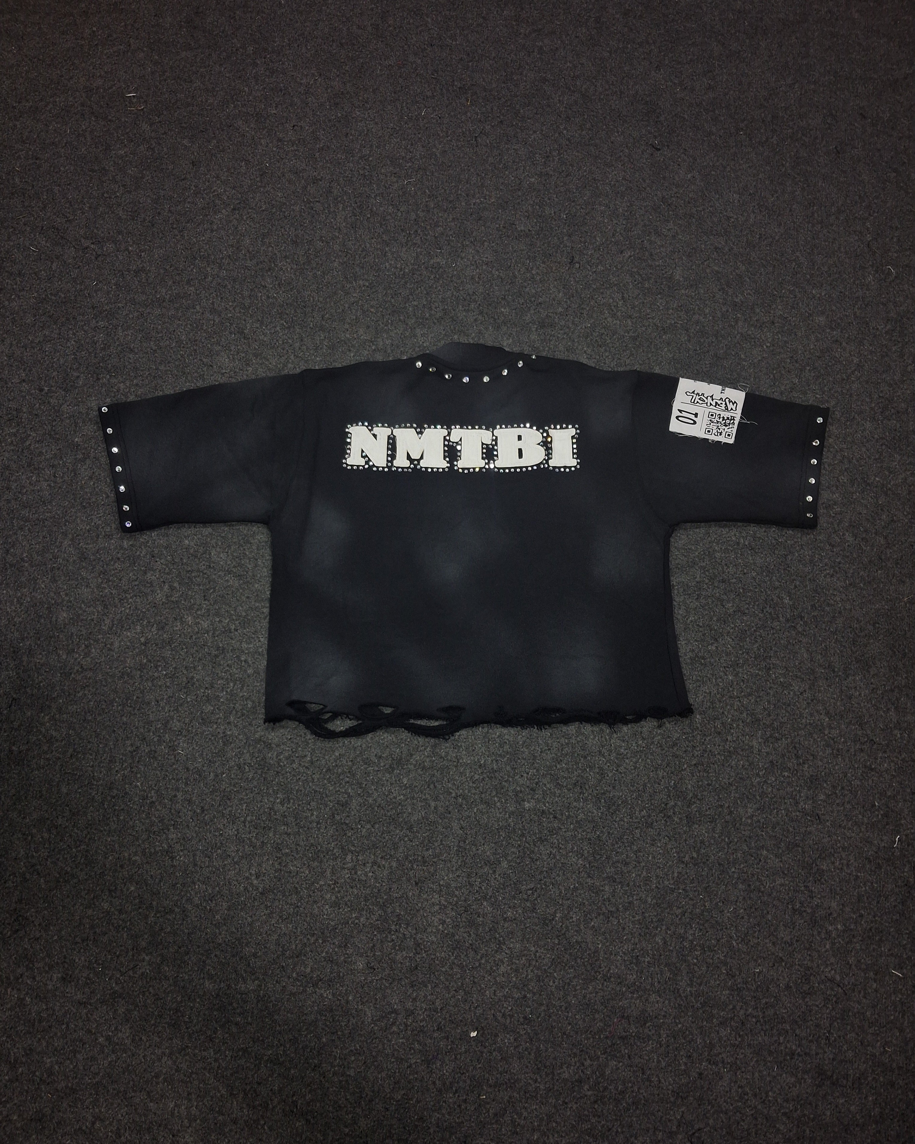 Not Made To Blend In “NMTBI” Semi Long {Shadow Black}