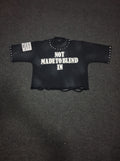 Not Made To Blend In “NMTBI” Semi Long {Shadow Black}