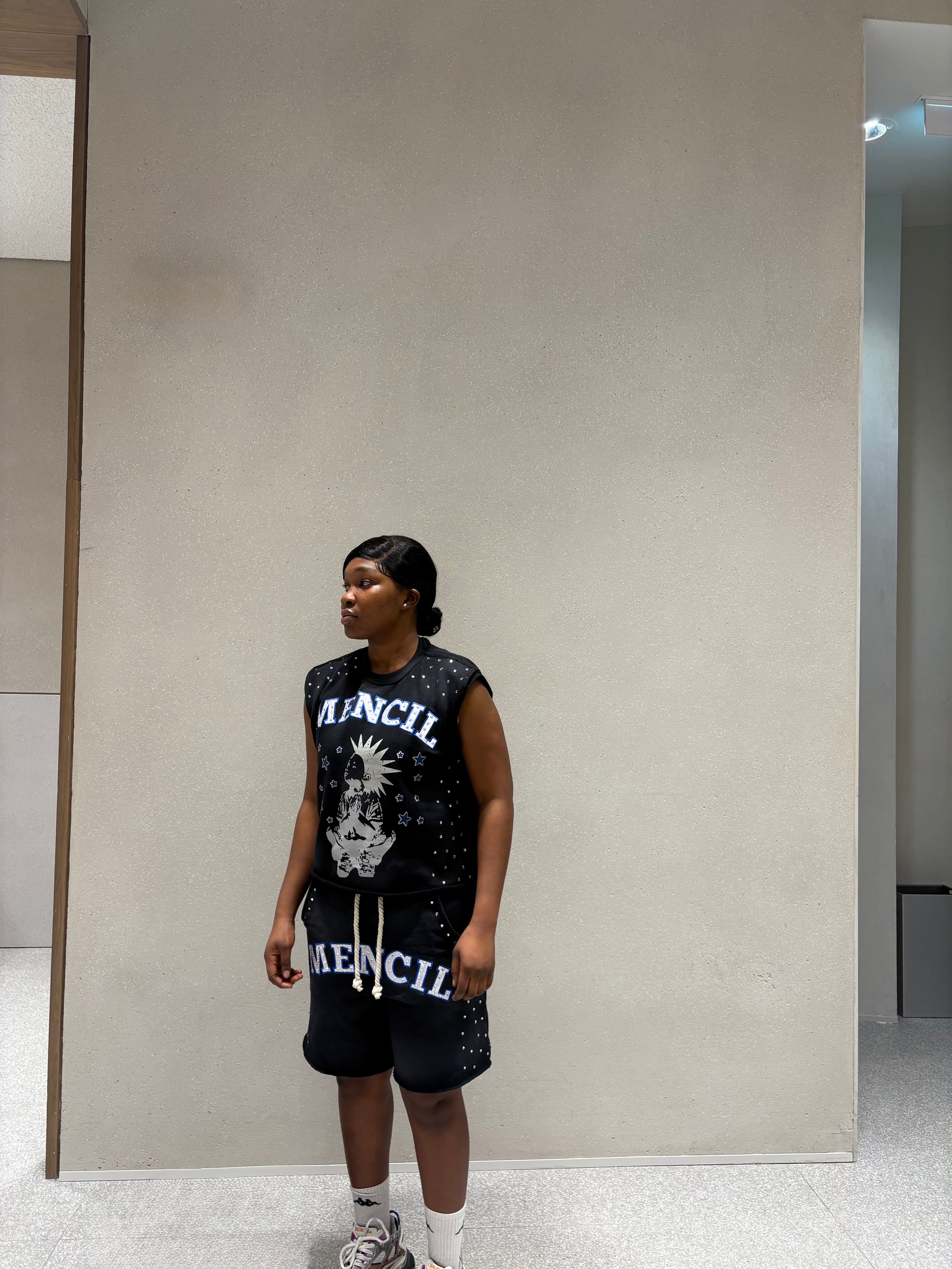 Mencil Aura Tracksuit In Shorts Full Set