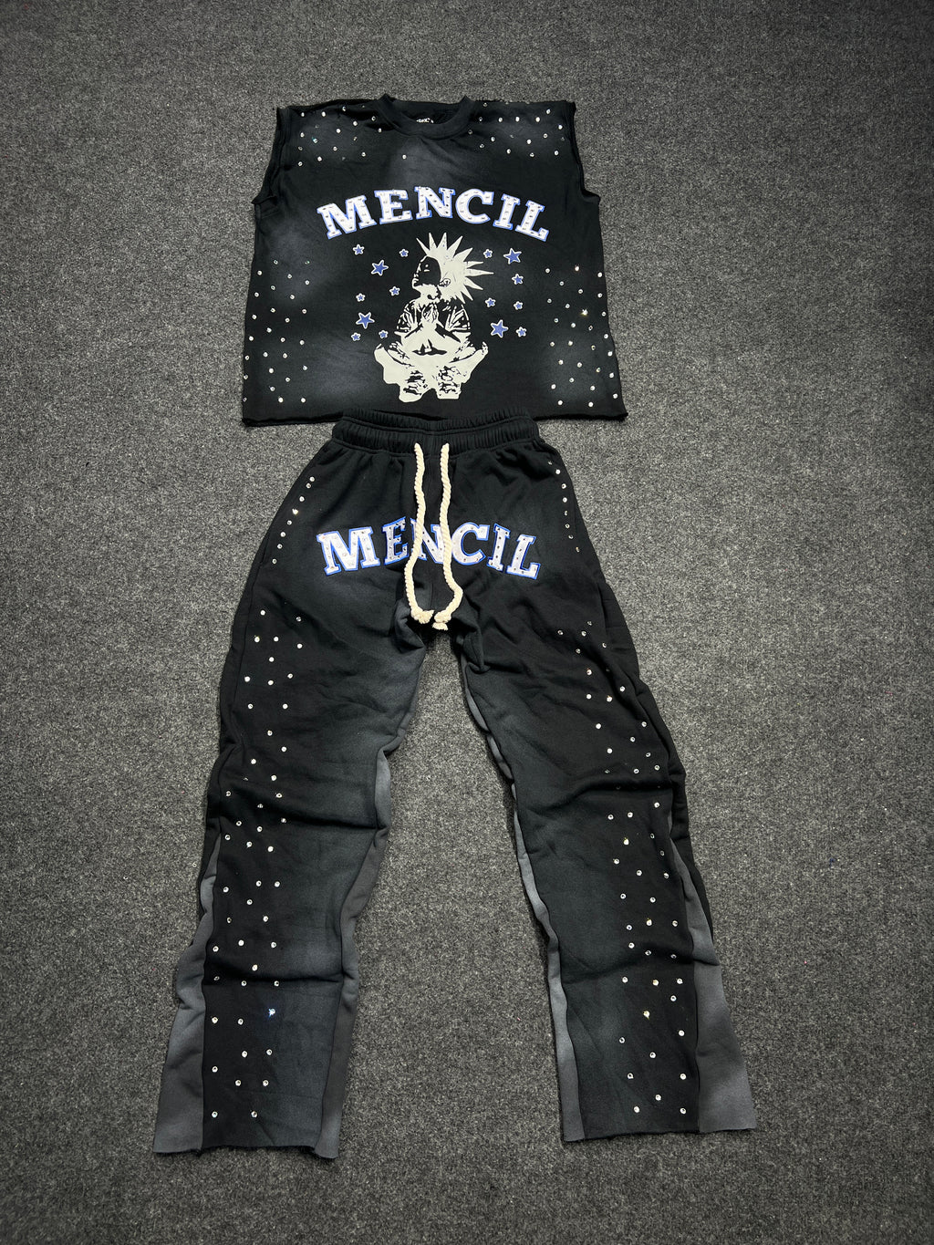 Mencil Aura Midnight Ice Full Tracksuit in Sweatpants