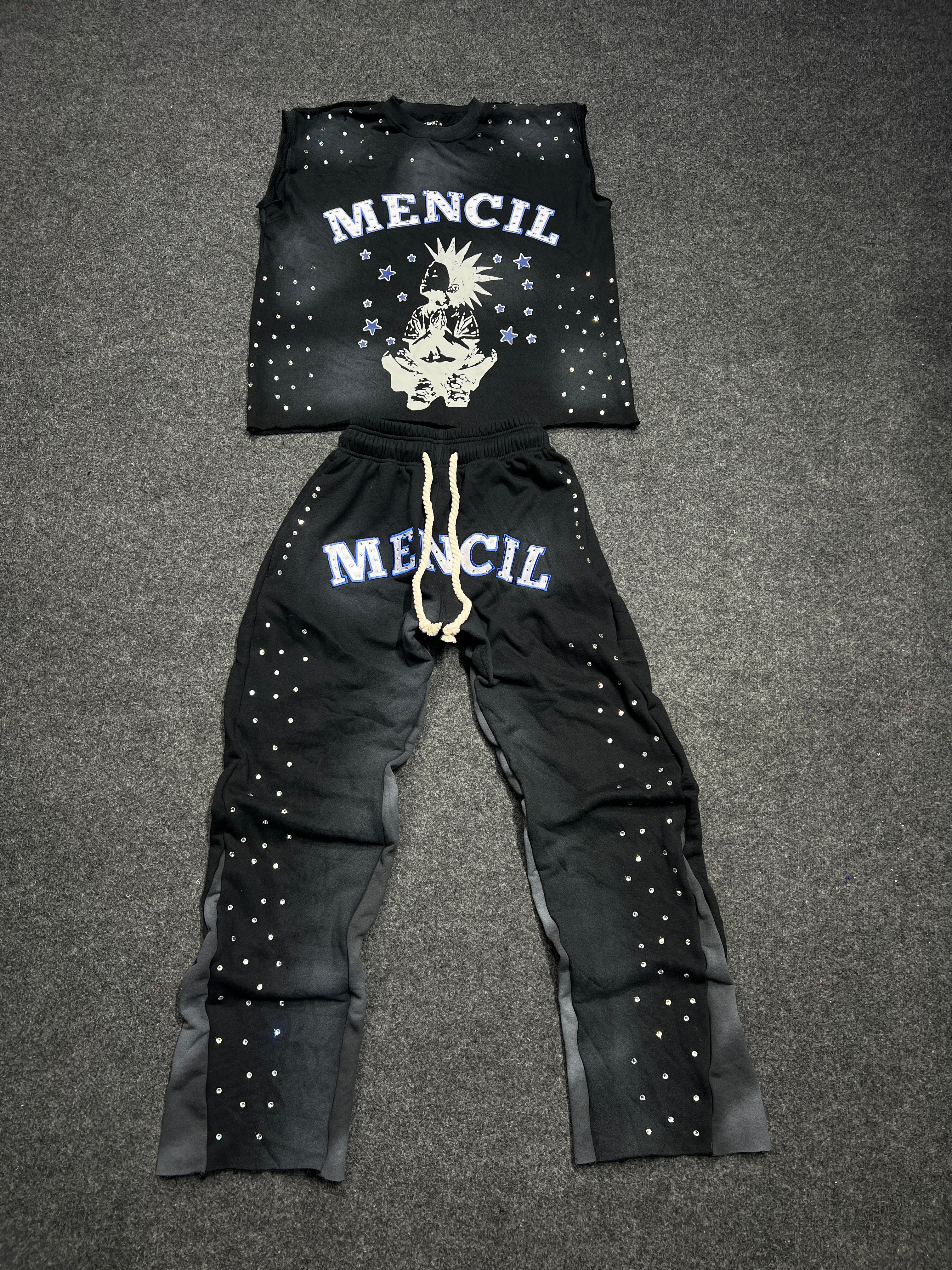 Mencil Aura Midnight Ice Full Tracksuit in Sweatpants