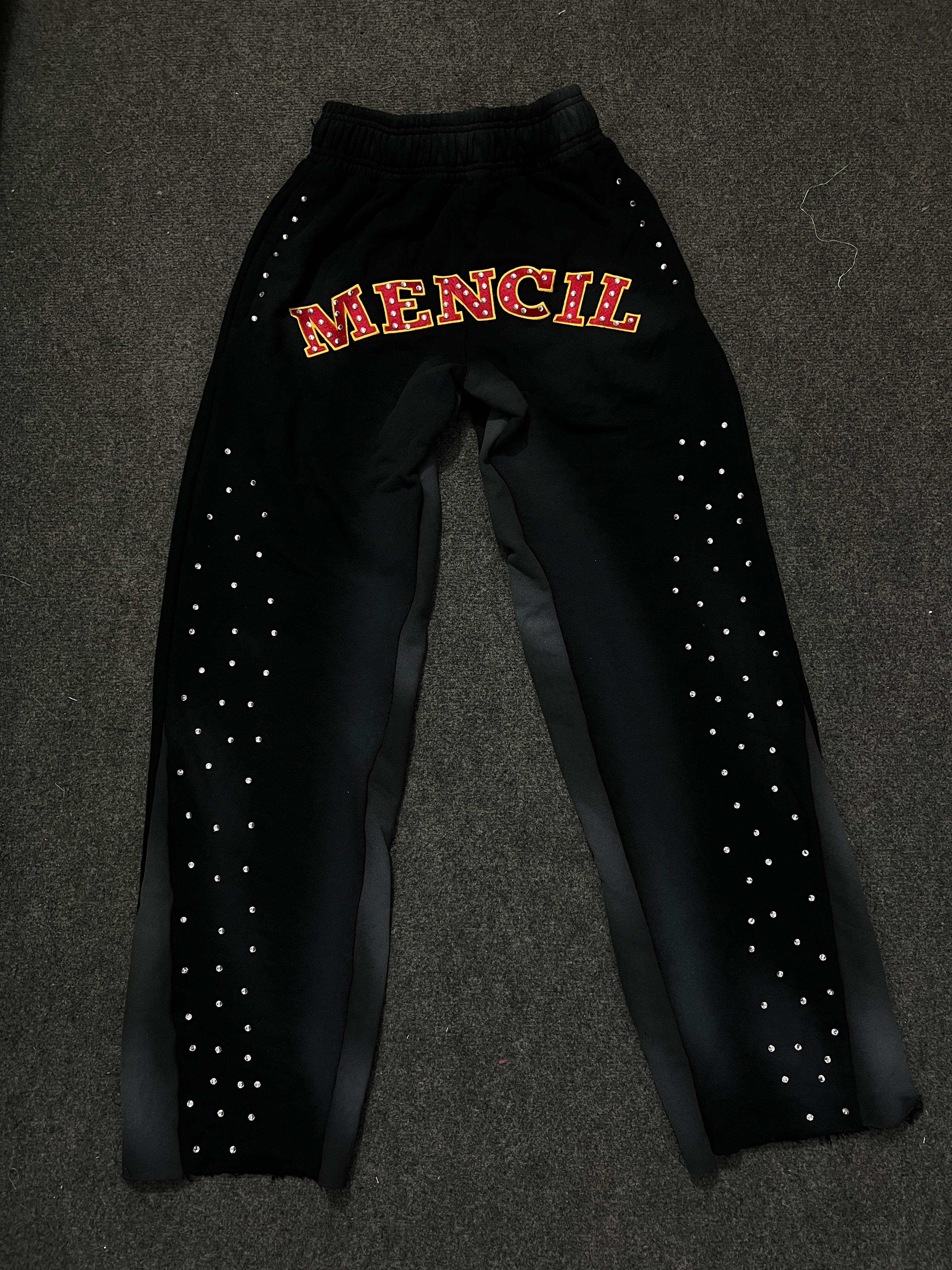 Mencil Aura Velvet Gold Sweatpants