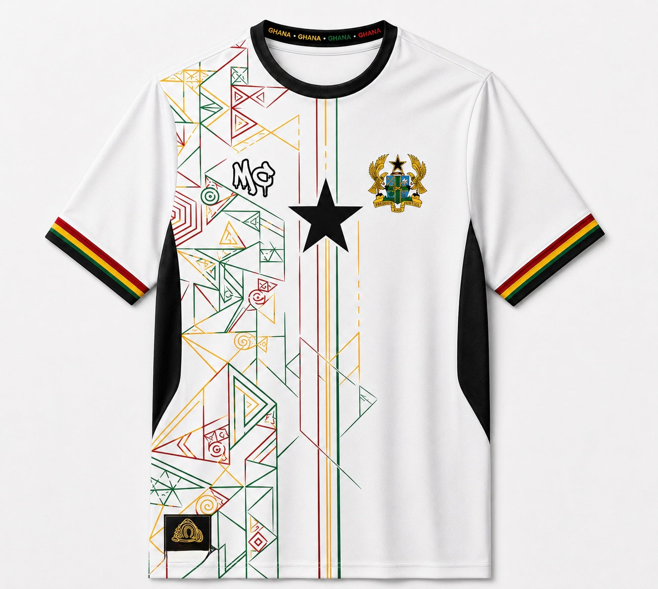 Mencil X Ghana Jersey White Pre Order