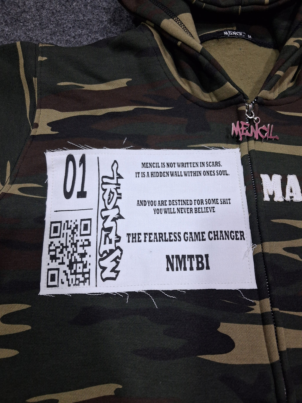 Mencil Not Made To Blend In “NMTBI” Hoodie {Venom Camo} PRE ODER