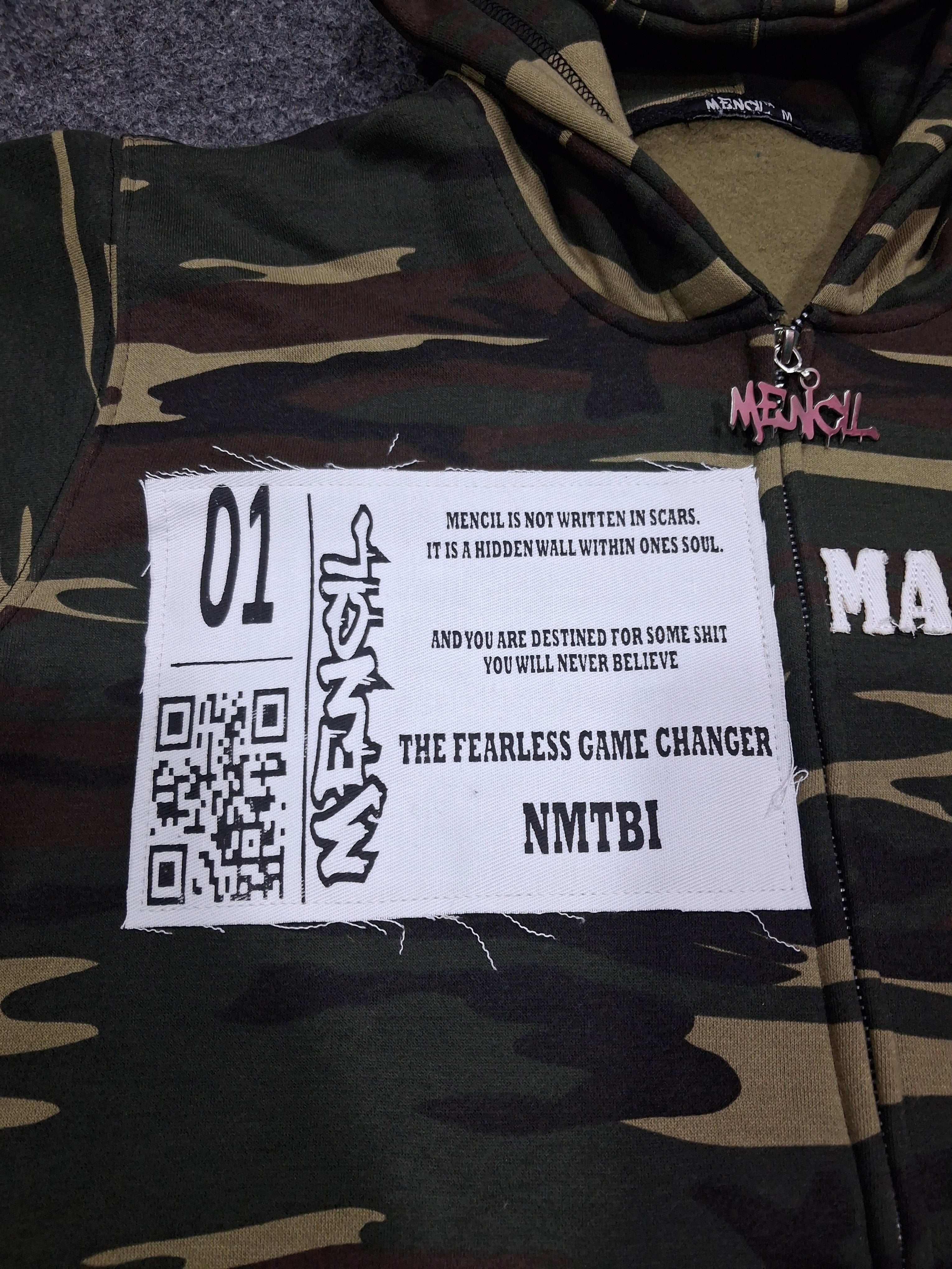 Mencil Not Made To Blend In “NMTBI” Hoodie {Venom Camo} PRE ODER