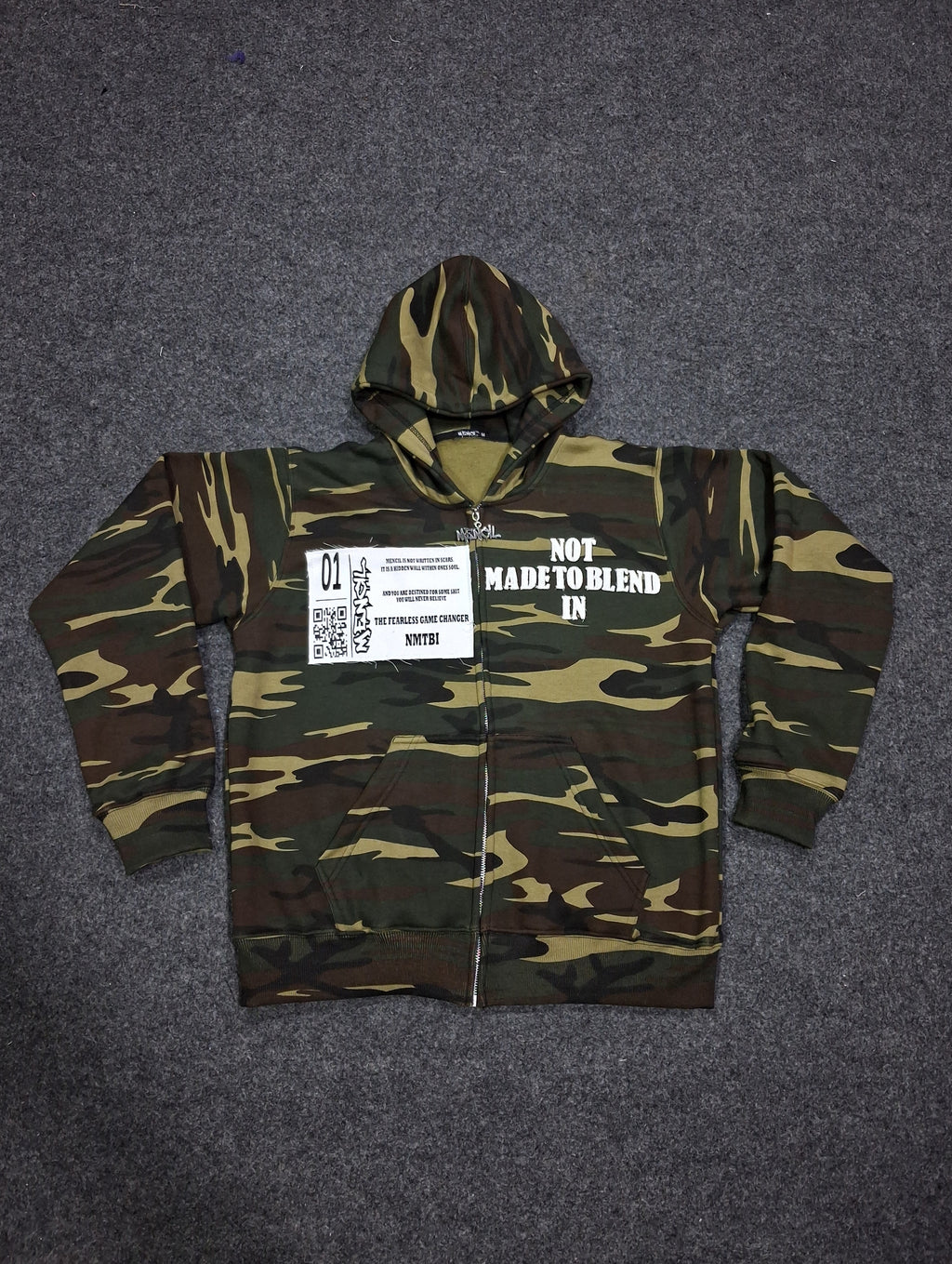 Mencil Not Made To Blend In “NMTBI” Hoodie {Venom Camo} PRE ODER