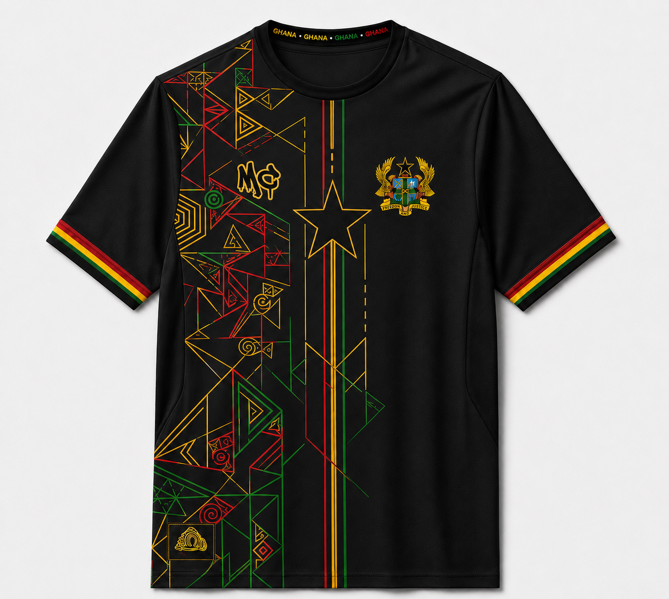 Mencil X Ghana Jersey Black Star Elite Pre Oder
