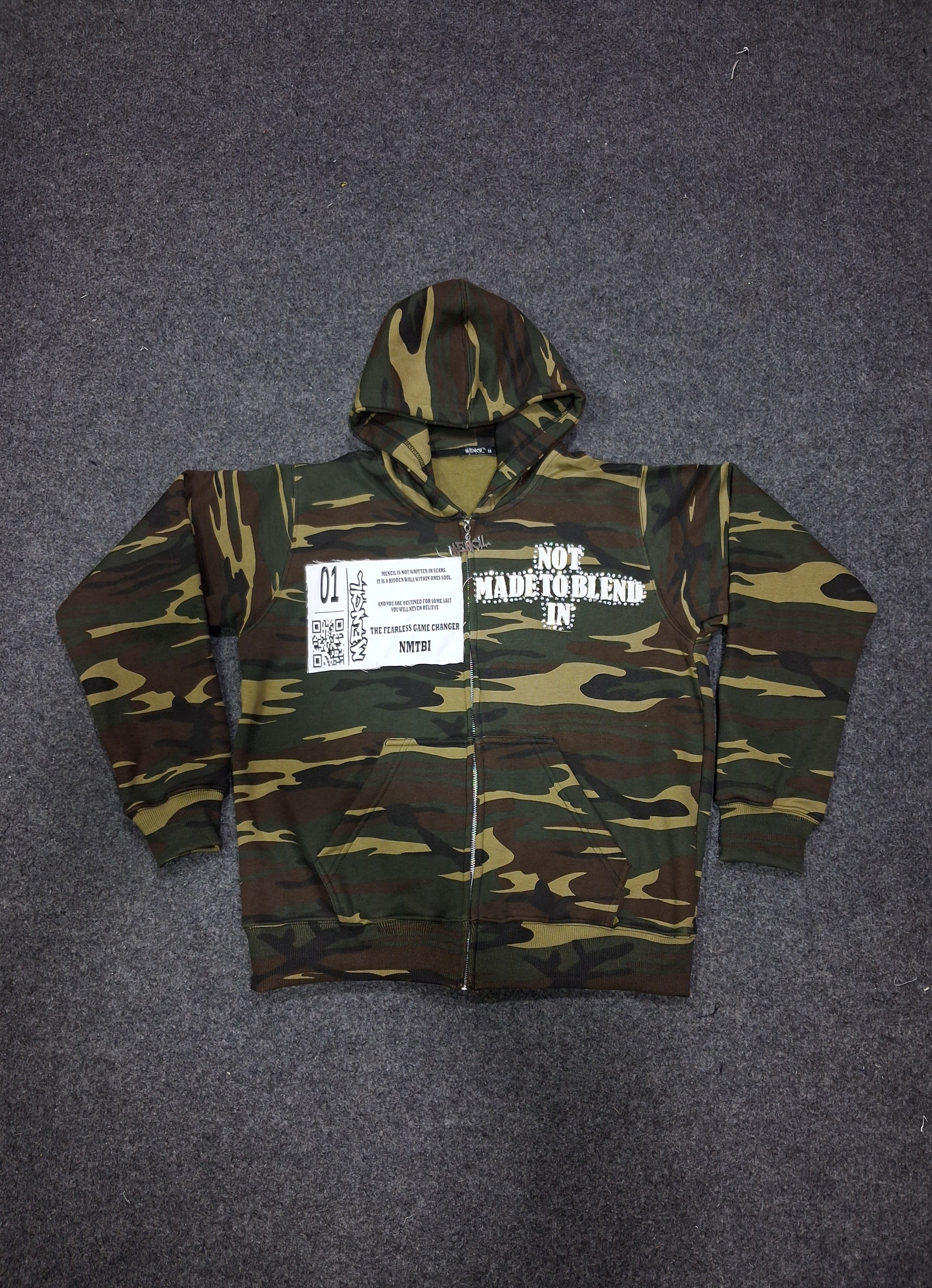 Not Made To Blend In “NMTBI” Hoodie {Venom Camo}