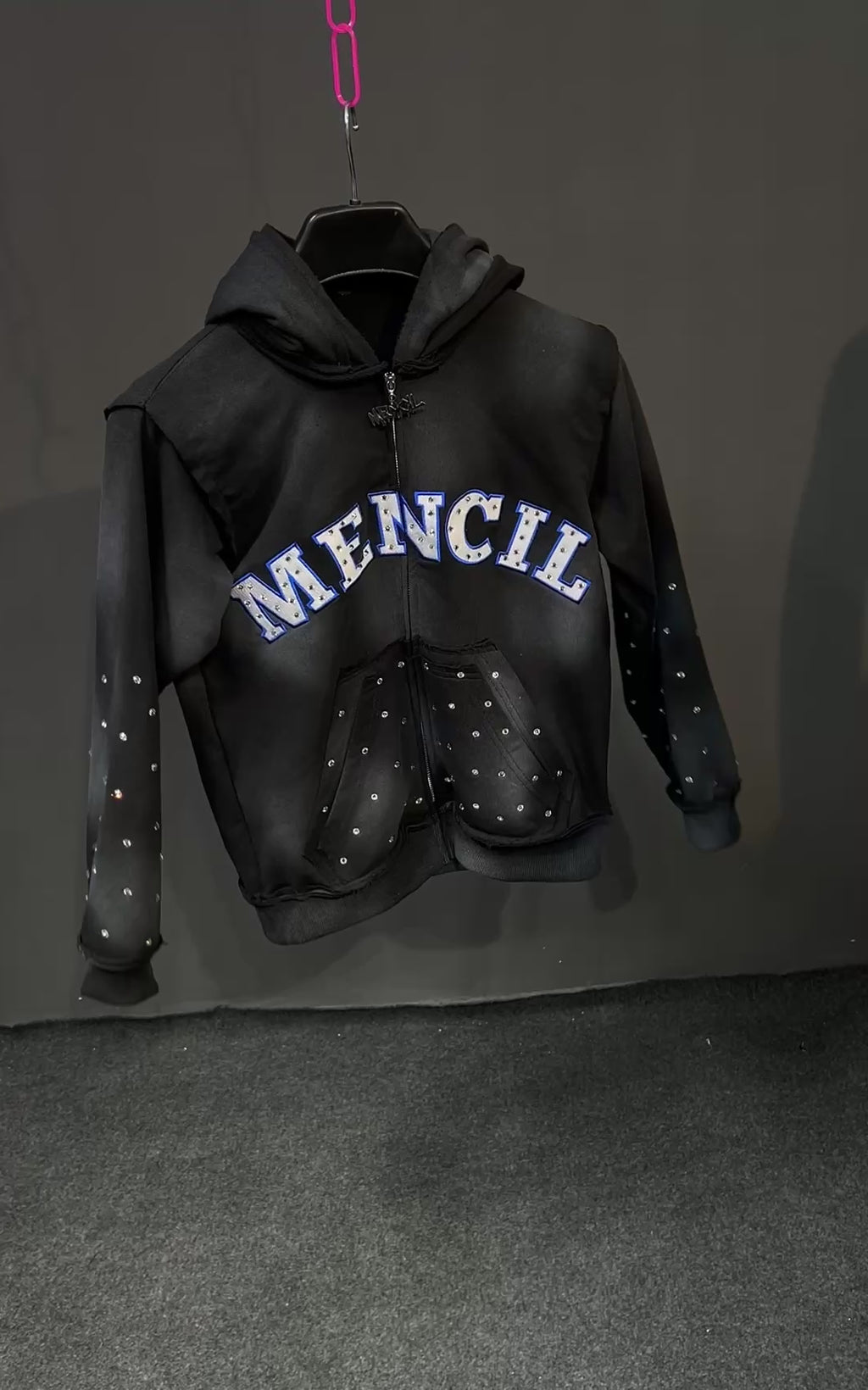 Mencil Aura Midnight Ice Double Hoods Hoodie
